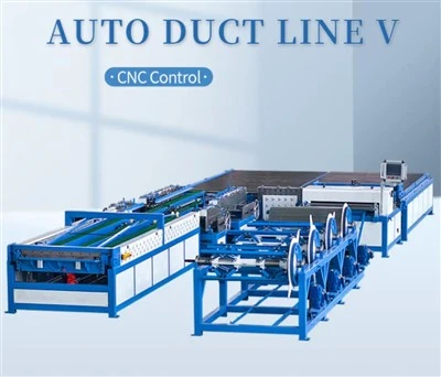 Air Conditioning Duct Machine Hvac Round Duct And Square Duct Making Machine